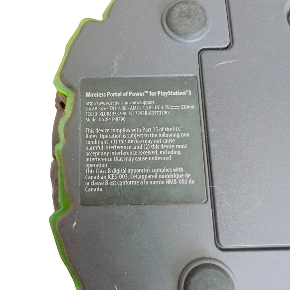 Activision Skylanders Wireless‎ Portal Of Power For PlayStation 3 PS3 -NO DONGLE